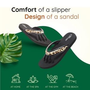 Pedi Couture Pedicure Sandals for Women - Toe Separator Slippers